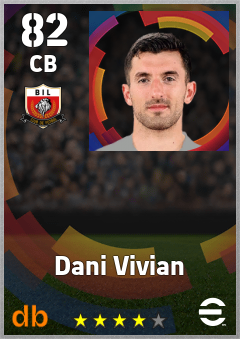 Dani Vivian — CB, OVR 82, MAX 92