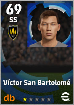 Víctor San Bartolomé — SS, OVR 69, MAX 69