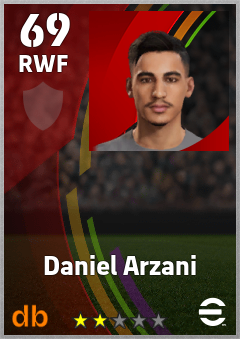 Daniel Arzani eFootball player card