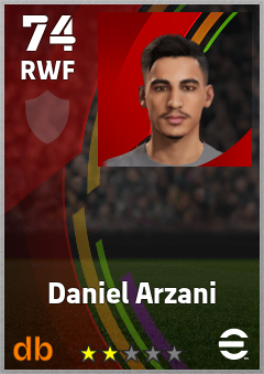 Daniel Arzani eFootball player card