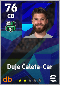 Duje Ćaleta-Car — CB, OVR 76, MAX 76