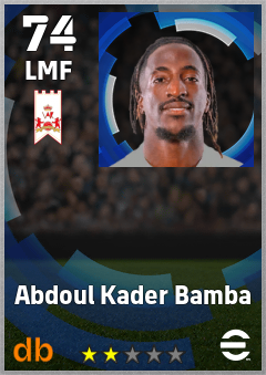 Abdoul Kader Bamba — LMF, OVR 74, MAX 74