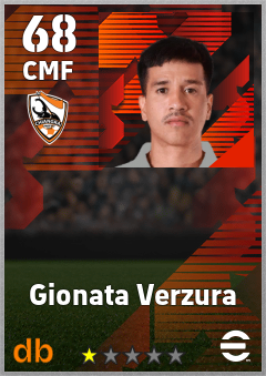 Gionata Verzura — CMF, OVR 68, MAX 68