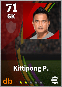 Kittipong P. eFootball player card