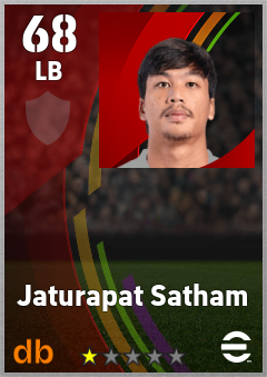 Jaturapat Satham — LB, OVR 68, MAX 68