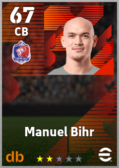 Manuel Bihr eFootball player card