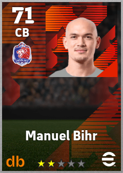 Manuel Bihr eFootball player card
