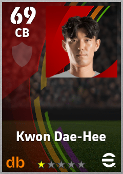 Kwon Dae-Hee eFootball player card