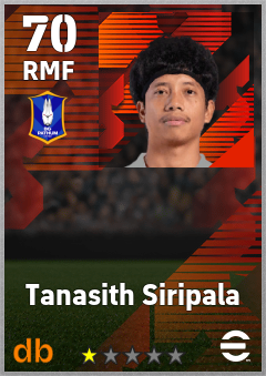 Tanasith Siripala — RMF, OVR 70, MAX 70