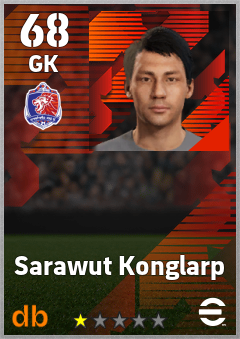Sarawut Konglarp — GK, OVR 68, MAX 68