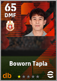 Boworn Tapla — DMF, OVR 65, MAX 65
