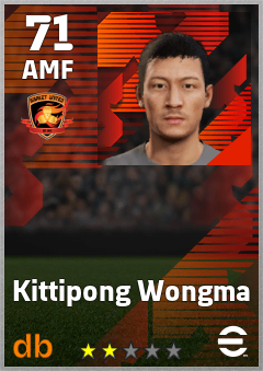 Kittipong Wongma — AMF, OVR 71, MAX 71