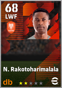 N. Rakotoharimalala — LWF, OVR 68, MAX 68