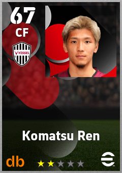 Komatsu Ren eFootball player card