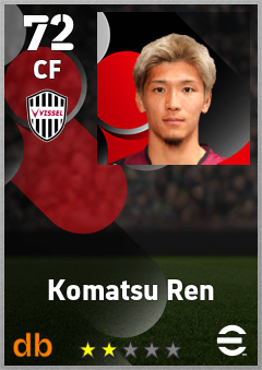 Komatsu Ren — CF, OVR 72, MAX 72