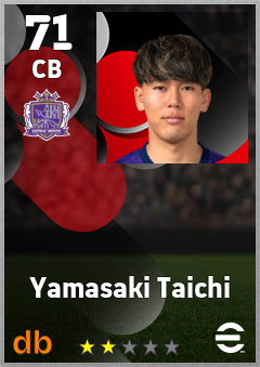 Yamasaki Taichi — CB, OVR 71, MAX 71