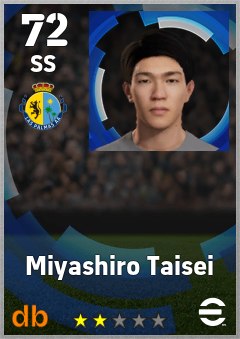 Miyashiro Taisei eFootball player card