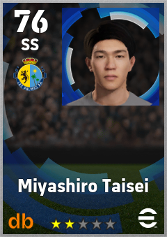Miyashiro Taisei — SS, OVR 76, MAX 76