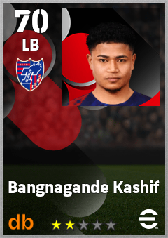 Bangnagande Kashif — LB, OVR 70, MAX 70