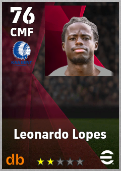 Leonardo Lopes — CMF, OVR 76, MAX 76