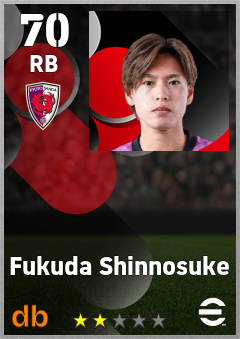 Fukuda Shinnosuke eFootball player card