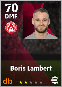 Boris Lambert — DMF, OVR 70, MAX 70
