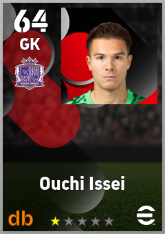 Ouchi Issei — GK, OVR 64, MAX 64