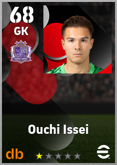 Ouchi Issei — GK, OVR 68, MAX 68