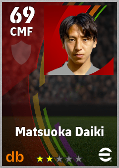 Matsuoka Daiki eFootball player card