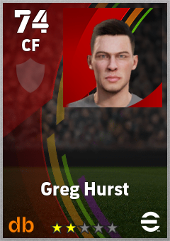 Greg Hurst eFootball player card