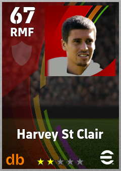 Harvey St Clair eFootball player card