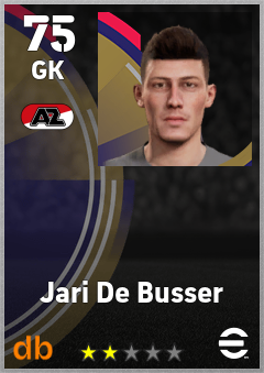 Jari De Busser eFootball player card