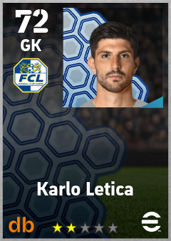 Karlo Letica eFootball player card