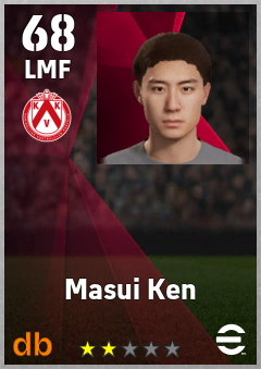 Masui Ken — LMF, OVR 68, MAX 68