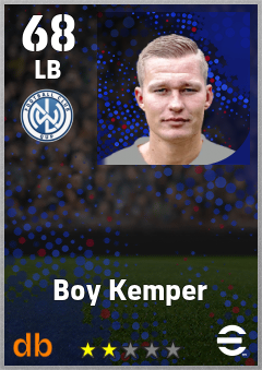 Boy Kemper eFootball player card