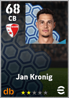 Jan Kronig — CB, OVR 68, MAX 68