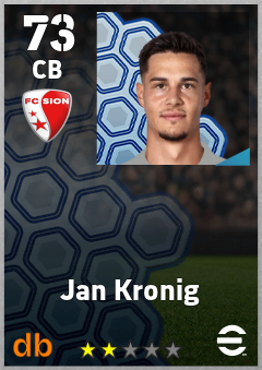 Jan Kronig — CB, OVR 73, MAX 73