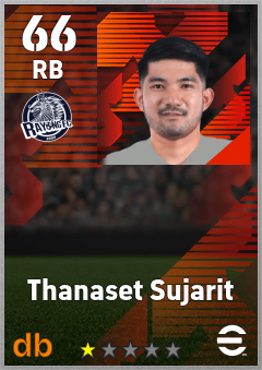 Thanaset Sujarit — RB, OVR 66, MAX 66