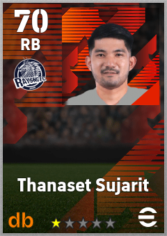 Thanaset Sujarit — RB, OVR 70, MAX 70
