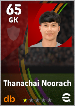 Thanachai Noorach eFootball player card