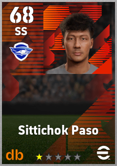 Sittichok Paso — SS, OVR 68, MAX 68