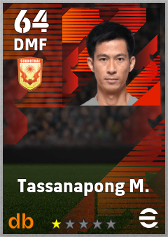 Tassanapong M. — DMF, OVR 64, MAX 64