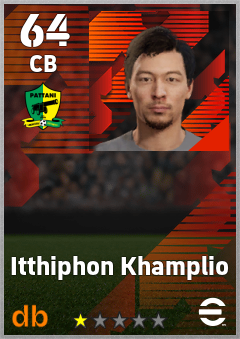 Itthiphon Khamplio — CB, OVR 64, MAX 64