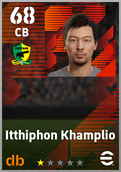 Itthiphon Khamplio — CB, OVR 68, MAX 68