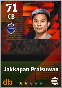 Jakkapan Praisuwan — CB, OVR 71, MAX 71