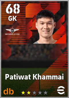 Patiwat Khammai — GK, OVR 68, MAX 68