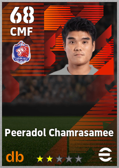 Peeradol Chamrasamee — CMF, OVR 68, MAX 68