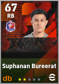 Suphanan Bureerat eFootball player card
