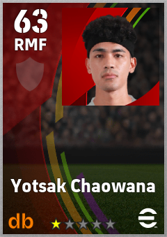 Yotsak Chaowana eFootball player card