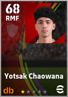 Yotsak Chaowana — RMF, OVR 68, MAX 68